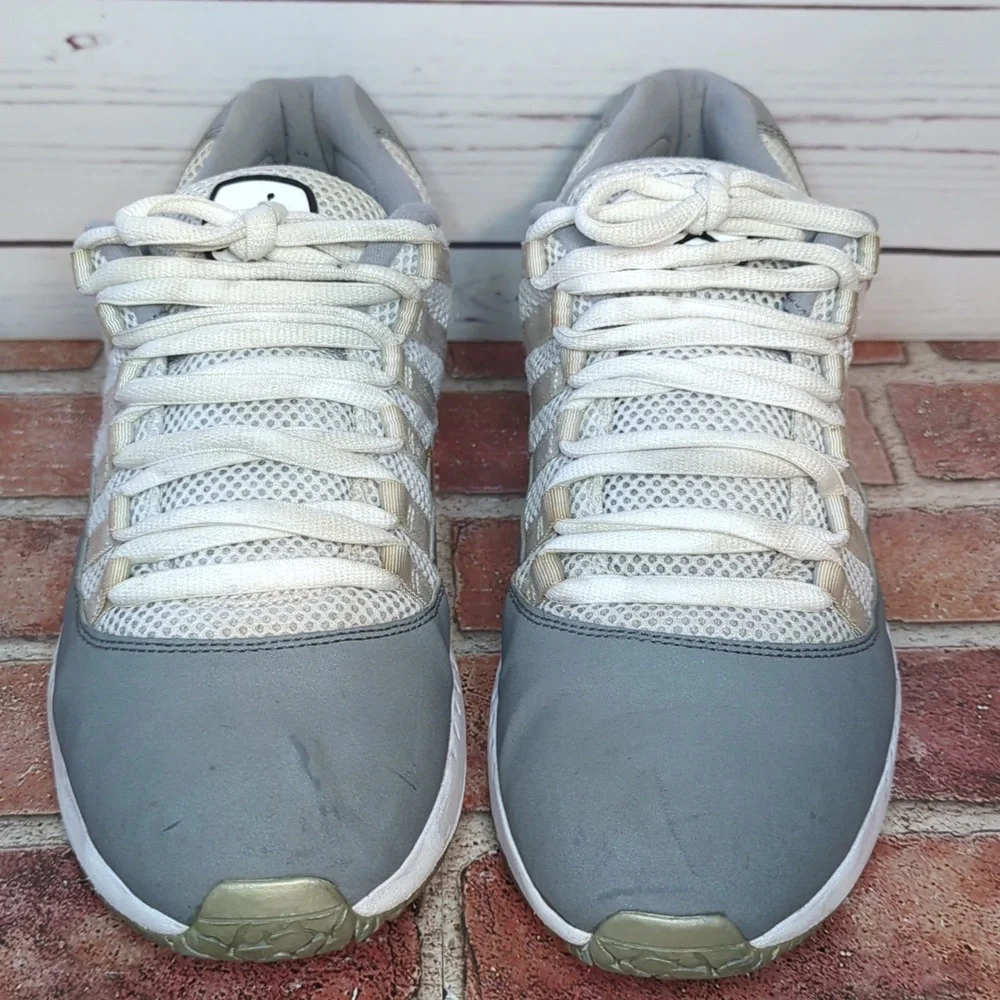 Jordan 2011 CMFT Viz Air‎ 11 Cool Grey White 444905-101 Mens Shoes Low Mesh 10.5